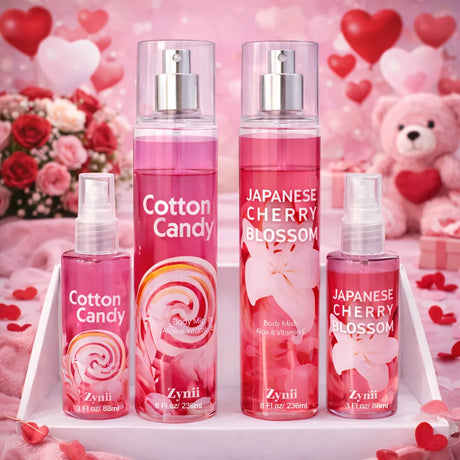 3/4pcs 20 Scents Women'S Hair And Body Fragrance Mist 4-Pack (8.4Oz/Pcs) - Floral Fruity Long-Lasting Body Spray for Daily Use