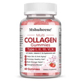 Collagen Complex Gummies, with Biotin & Vitamin C, Supports Skin, Hair, Nail, Joint Wellness, Gut Health & Digestion, Anti-Aging