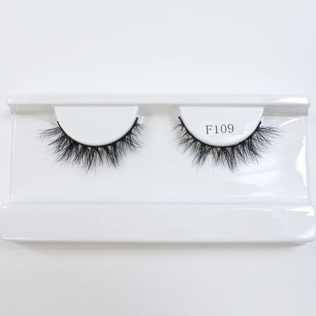 Natural Mink Lashes High Quality Fashion Classic Soft Full Strip Lashes Makeup 12mm Short Mink Eyelashes