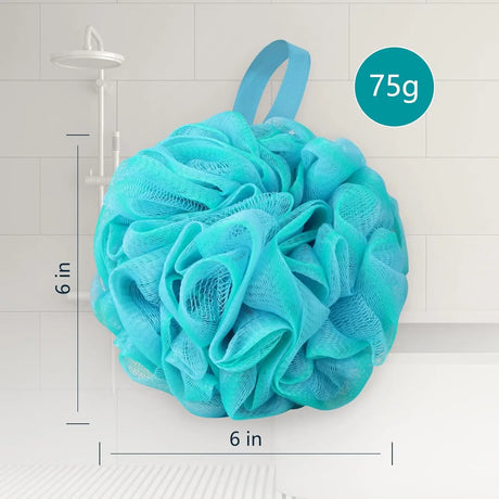 4-Pack Large 75g Loofah Bath Sponges Soft Shower Bags Men And Women's Loofah for Body Cleaning Exfoliating Brush