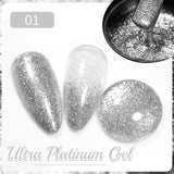 PUENTE 7.5ML Nude Shade Moonlight Cat Magnetic Gel Nail Polish Ultra-Bright Cat Eye Soak Off UV Semi-Permanent Varnish Manicure