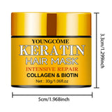 Hair Repairs Hair Mask Essential Oil Nourishing for Dry Damaged Biotin Collagen Keratin Treatment Hairs Conditioner Hair