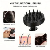 4PCS Long Handle Silicone Bath Brush Set for Body Back Face Gentle Exfoliating Massage Deep Cleaning with Non Slip Grip