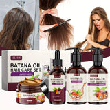 Batana Oil Hair Care Set - Shampoo, Conditioner, Hair Mask and Scalp Oil for All Hair Types