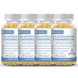 Glucosamine Chondroitin MSM - Supports Joint Health, Relieves Pain, Improves Joint Flexibility, and Enhances Immunity