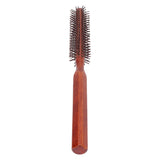 Round Styling Hair Brush Curling Roller Hairbrush Small Wood Brush Unisex for Blow Drying Home Use Curling Brush