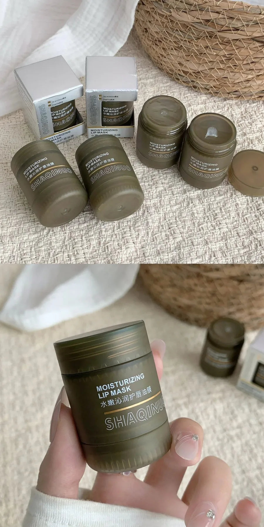 Colorless Moisturizing Lip Mask, SHAQINUO Pre-Makeup Hydration, Daily Lip Care, Reduces Lip Lines, Anti-Cracking Lip Balm