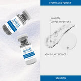 Blue Copper Peptide Lyophilized Powder Set Moisturzing Whitening Face Serum Anti Wrinkle Smooth Tender SkinCare Brighten Essence