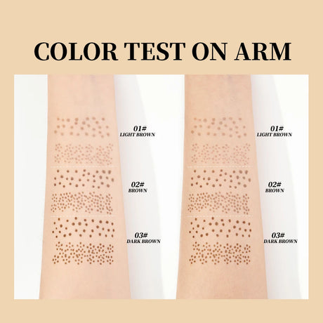 QIBEST Double-end Freckles Stamp Pen Makeup 2-IN-1 Freckle Seal Waterproof Face Concealer Contour Natural Brown Freckle Cosmetic