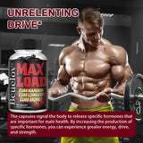 Men's Energy Supplement - Daily Energy Supplement, Supports Muscle Mass, Energy and Vitality,Non-GMO