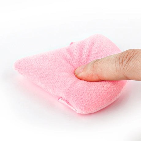 1/2/3/6Pcs Triangle Velvet Powder Puff Face Cosmetic Eye Beauty Makeup Tool Reusable Sponge Washable Mini Powder Puff Accessorie