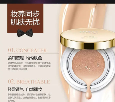 BB Air Cushion Foundation CC Cream Concealer Whitening Long Lasting Waterproof Moisturize Brighten Oil-control Makeup Cosmetics