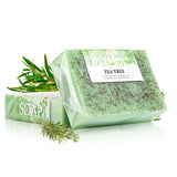 Tea Tree Soap for Face and Body, 100g of Tea Tree Soap Suitable for Daily Use, Suitable for Oily and Dry Skin