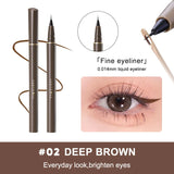 Judydoll Precision Liquid Eyeliner Pen, Ultra-Fine Tip, Waterproof, Smudge-Proof, 24-Hour Long-Lasting, Perfect for Lash Line