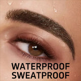 3D Dye Eyebrow Pencil Hairling Anti-smudge Waterproof Long Lasting Black Brown Large Brush Natural Wild Eyebrow Enhancers Cream