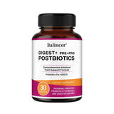 Postbiotics & Digestive Enzymes Capsules, Support Gut Wellness, Daily Digestive Comfort and Immune Balance, Vegan, Non-GMO