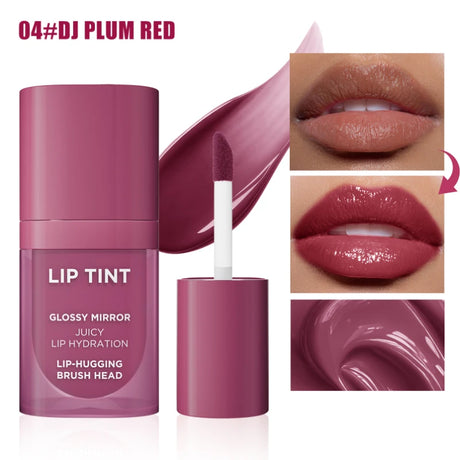Brand Mirror Lip Gloss 5ml Non Stick To Cup Non Fading Long-lasting Moisturizing Hydrating Natural Portable Brush Head Lip Gloss