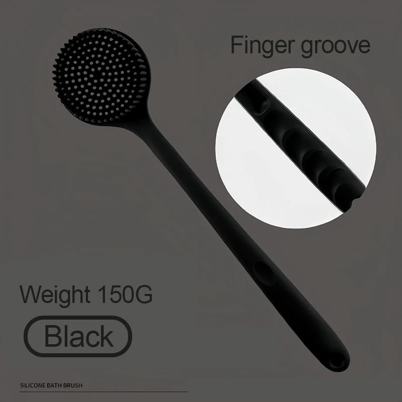 Silicone Shower Brush Body Exfoliating Dry Brushing Bathroom Back Bath Brush for Shower Brush for The Back