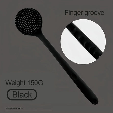 Silicone Shower Brush Body Exfoliating Dry Brushing Bathroom Back Bath Brush for Shower Brush for The Back