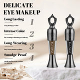 Black Eye Liner Powder Eyeliner Makeup Long-Lasting Eyeliner Waterproof Eyeliner Powder Easy to Wear Smooth Eye Makeup Tools