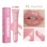 10ml Peptide Lip Mask Gel Moisturizing Lip Treatment Soften Dry Flaky Lips Lipstick Base Primer Nourishing Lip Cream Daily Lip Care Cosmetic For Women Girls
