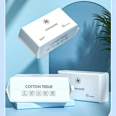 100 Count Ultra-Soft, Gentle, and Effective Facial Cleansing Wipes - Dual-Use, Extractable Dry and Wet, Alcohol-Free, Unscented