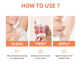 New Whole Body Deodorant Invisible Cream Stick 72 Hour Odor Control Aluminum Free Baking Soda Free Skin Care