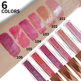 Moisturizing, Plump and Sparkling Lip Gloss, Water-Glossy Mirror Lip Glaze, Glitter Lip Makeup for Women Lip Oil Cosmetics Gifts