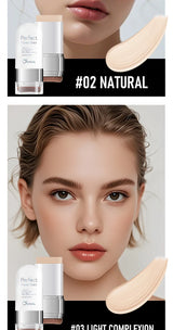 O'CHEAL Perfect Cover Stick Thin And Comfortable Concealer Foundation Cream Stick Instant Natural Waterproof Long-lasting Makeup