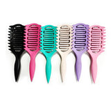 Curly Comb Curl Define Styling Brush Hollow Out Detangling Hair Brush Tangled Wet Curly Hair Comb Shaping Curls Hairdressing