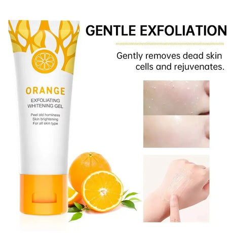Orange Exfoliating Gel Dead Spot Remover Brighten Peeling 50g Gentle Repair Scrub Whiten Hydrating Moisturizer Korean Skin Care
