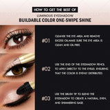 Pearlescent Green Color Highlighting Eyeshadow, Soft And Smooth Texture, Exclusive For Summer, Highlighting Eyeshadow