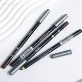1/12Pc Waterproof Black Brown Eyeliner Pencils-Smudge-Proof Long-Lasting Beginner-Friendly Smooth High Pigmented Punk Eye Makeup