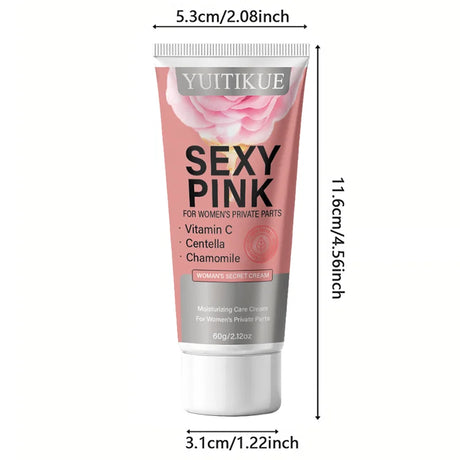 YUITIKUE Women Intimate Care Cream Vitamin C Centella Chamomile Gentle Moisturizing Smooth Daily Private Area Skin Care 60g