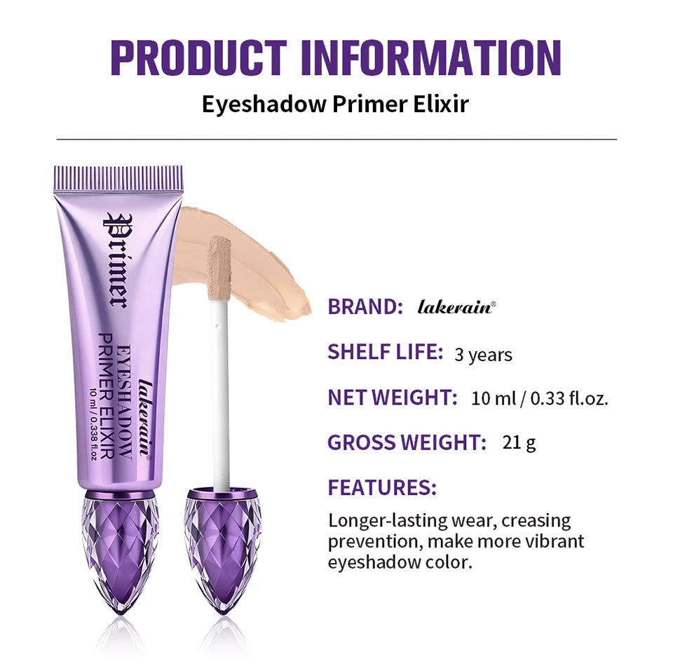Eyeshadow Makeup Primer Smooth Blending Prevents Creasing & Fading Eyes Base Makeup Primer Longer-lasting Wear For All Skin Tone