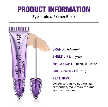 Eyeshadow Makeup Primer Smooth Blending Prevents Creasing & Fading Eyes Base Makeup Primer Longer-lasting Wear For All Skin Tone