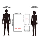 Luxury 6Pcs Towel Set 2 Bath 2 Hand 2 Face Microfiber Highly Absorbent Fast Drying Hotel Quality for Home Spa Bathroom