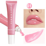 Moisturizing Plumping Lip Gloss Set Hydrating Lip Oil Repair Dry Lips Glossy Cosmetic For Women Girls