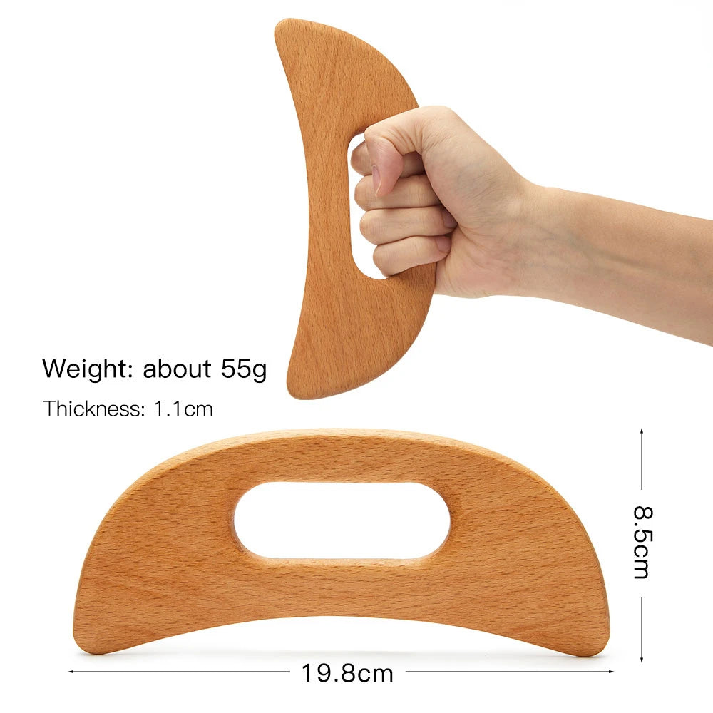 Wood Massage Maderoterapia Massager Roller Anti Cellulite Slimming Gua Sha Massager For Body Back Foot Masajeador