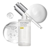 Korean Deep Collagen Skin Care Set - Silk Peptide Ampoule,Power Boosting Cream In Serum Retinol Capsule Brightening Moisturizing