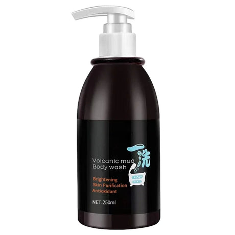 250ml Volcanic Mud Skin Care Body Wash Brightening Skin Tone Deep Cleansing Body Wash