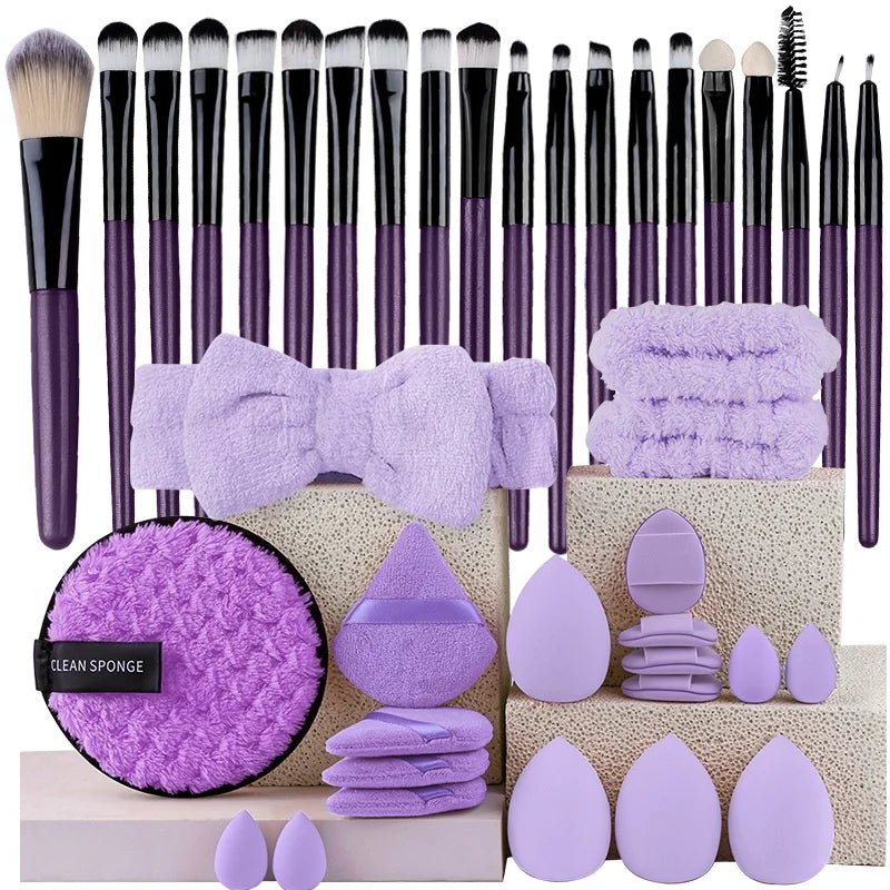 20PCS Eye Shadow Makeup Brush Set Concealer Brush Eye Cosmetic Soft Bristles Eyebrow Eyeliner Brush Portable Beauty Makeup Tools