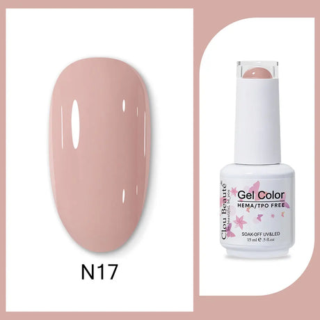Clou Beaute 15ml HEMA TPO FREE Gel Nail Polish Bright Dark Army Green Gel Lacquer Semi Permanent Art Organic  Nail Gel Varnish
