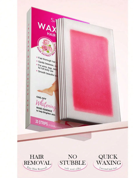 Aloe Vera Rose Double-Sided Wax Paper Armpit Hair Body Hair Removal Cream And Non-Irritating, With Mild Ingredients
