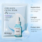 20pcs/5pcs Centella Collagen Face Mask VC Moisturizing Refreshing Sheet Masks Hyaluronic Acid  Facial Mask Skin Care Products