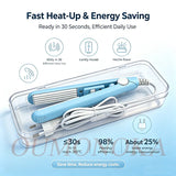 3-in-1 Curling Iron Hair Styler Clips Flat Crimper Professional Styler Styling Tools Waver Brush Waver Straightener Hair Curler