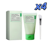 Green Tomato Mud Mask Cleansing Blackhead Pore Improve Rough Oil Control Moisturize Brighten No Irritation Facial Clay Cleanser