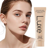 Korean Luxe Color-Adjusting Liquid Foundation Natural Matte Moisturizing Concealer Long Lasting Full Coverage Base Makeup