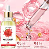 30ml Yoni Oil, Strawberry Scented, Natural & Plant-Based, PH Balance, Odor Eliminator, Feminine Care, Moisturizer