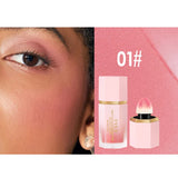 TVLV 4 Colour Matte Liquid BlushEasy to apply long lasting waterproof blush sponge brush head